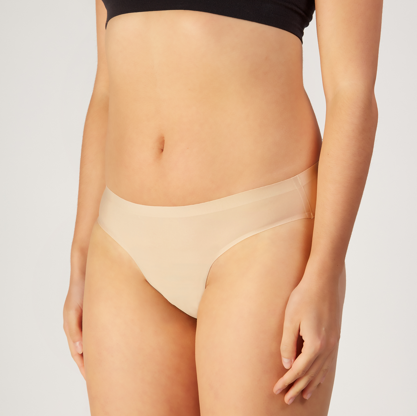 🩸🩸 FLUXIES besiūlės kelnaitės Bikini (negausiam kraujavimui, kūno spalvos)