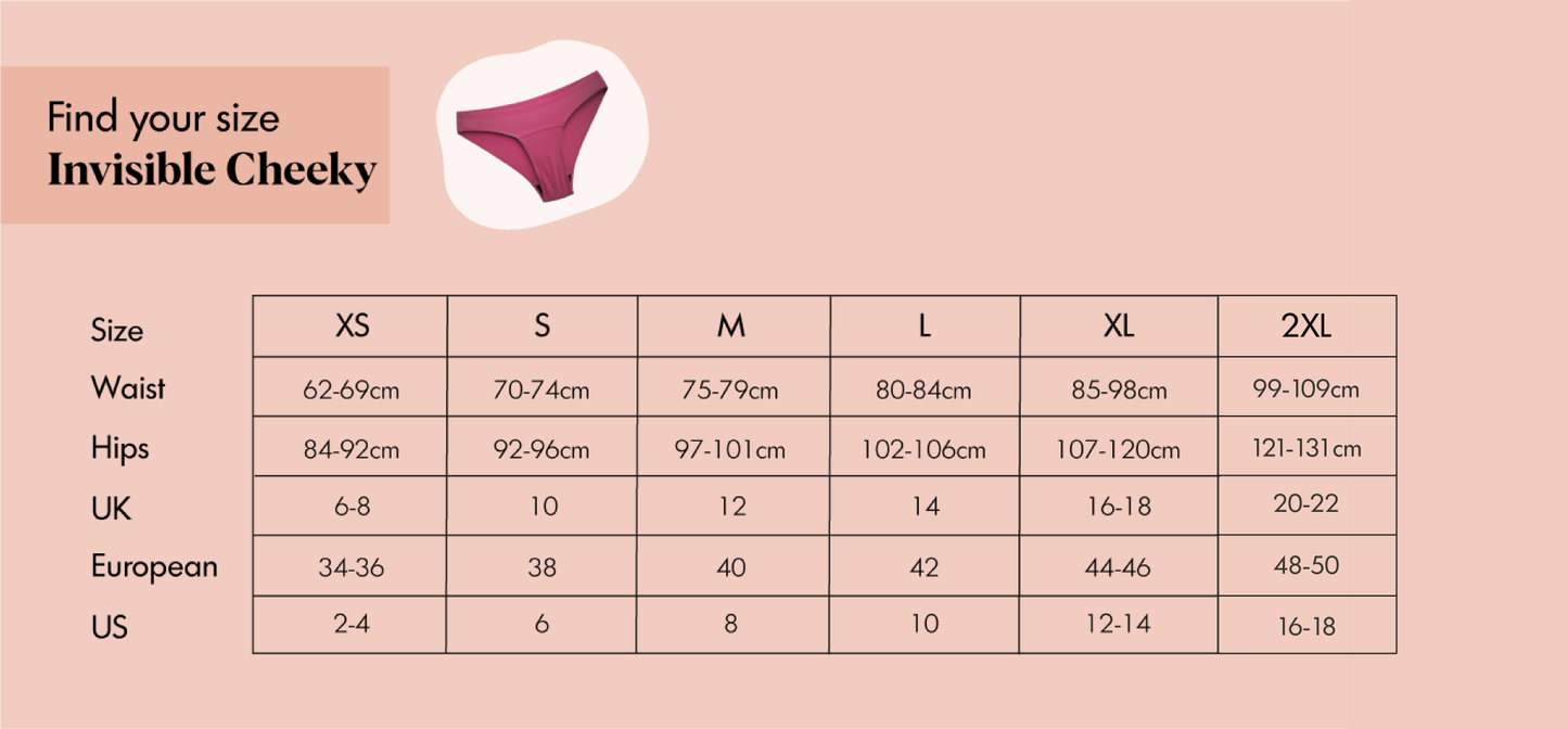 🩸🩸 FLUXIES besiūlės kelnaitės Bikini (negausiam kraujavimui, pelenų rožinės spalvos).