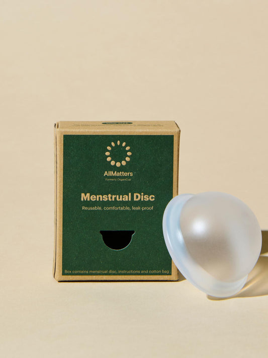 AllMatters diskas menstruacijoms