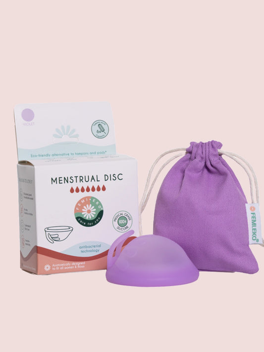 Antibakterinis menstruacinis diskas