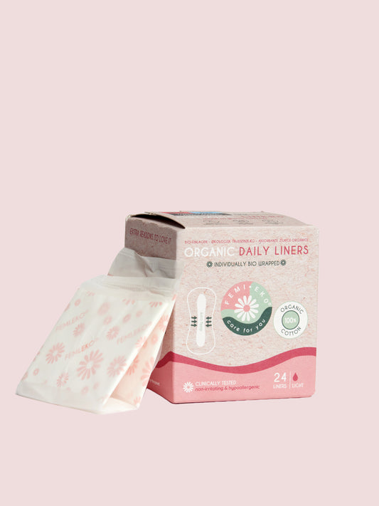 Organinės medvilnės įklotai (24vnt.)