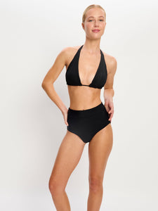 🩸🩸 MODIBODI - Maudymosi kelnaitės Hi-Waist Bikini Brief LM (vidutiniam kraujavimui / juodos spalvos)