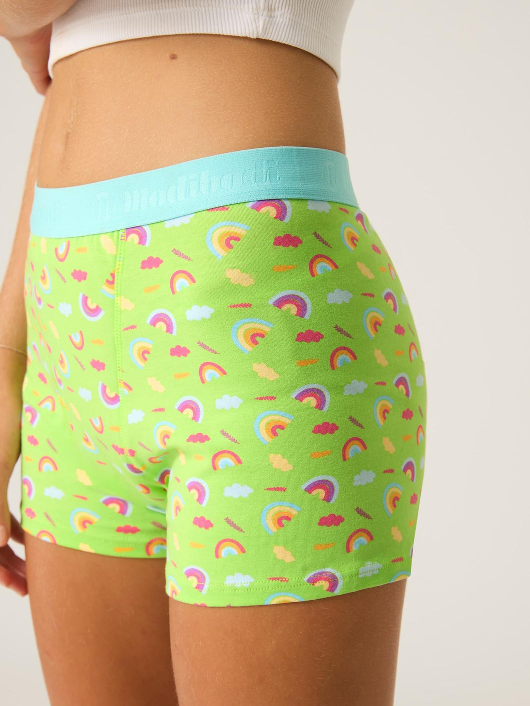 🩸🩸🩸🩸🩸🩸 MODIBODI Kelnaitės mergaitėms Hipster Boyshort MAXI (ypatingai gausiam kraujavimui / šlapimo nelaikymui)