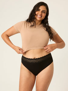 🩸🩸🩸🩸🩸🩸 MODIBODI - Sensual Hi-Waist Bikini MAXI (ypatingai gausiam kraujavimui / šlapimo nelaikymui)