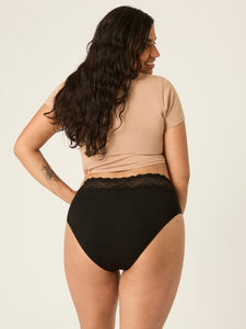 🩸🩸🩸🩸🩸🩸 MODIBODI - Sensual Hi-Waist Bikini MAXI (ypatingai gausiam kraujavimui / šlapimo nelaikymui)