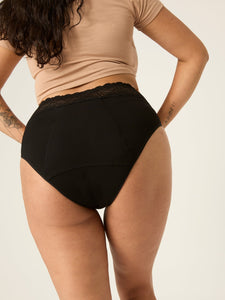 🩸🩸🩸🩸🩸🩸 MODIBODI - Sensual Hi-Waist Bikini MAXI (ypatingai gausiam kraujavimui / šlapimo nelaikymui)