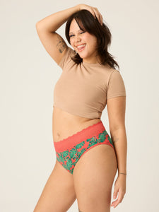 🩸🩸🩸🩸 MODIBODI - Sensual Hi-Waist Bikini HO (gausiam kraujavimui / šlapimo nelaikymui)